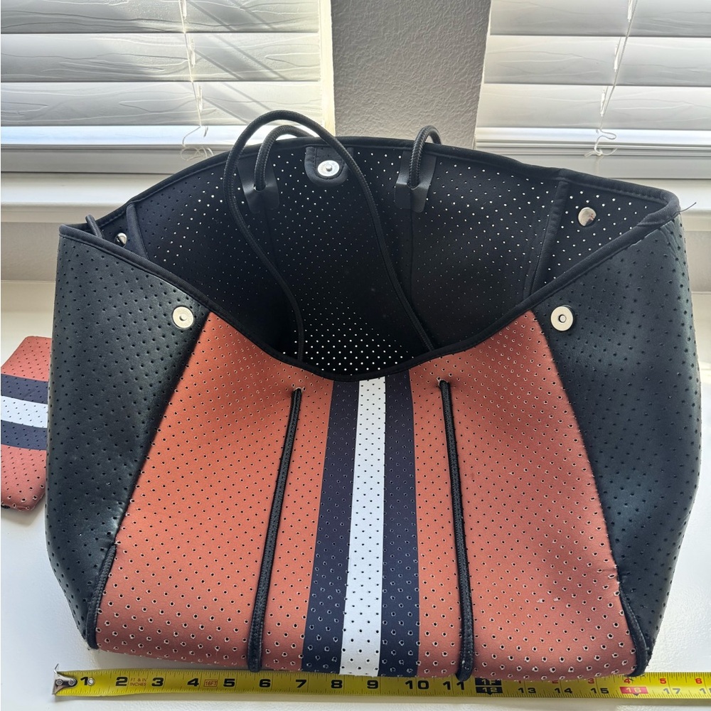 Stylish Black and Brown Tote Bag